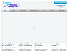 Tablet Screenshot of laundrycareexpress.com
